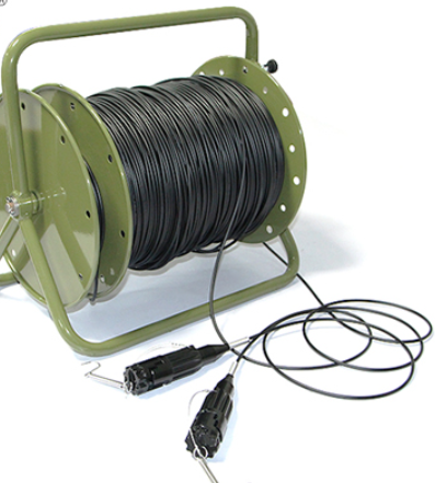 Handle Small Cable Reel For Armored Military Tactical Fiber Optic