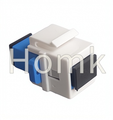 SC/APC keystone jack fiber adapter
