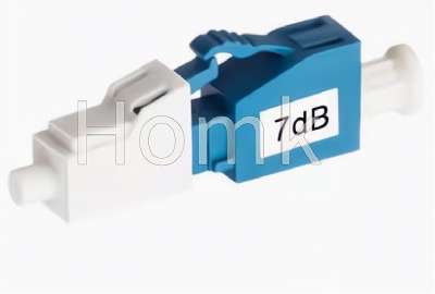 LC 7dB Male to Female Fiber Attenuator