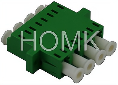 LC APC quadruple Fiber Optic Adapter
