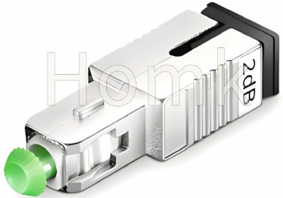SC/APC Male to Female Attenuator 2dB