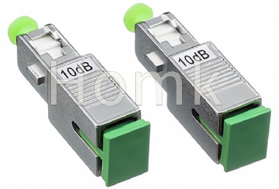 SC/APC Male to Female Attenuator 10dB