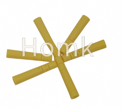 Yellow hollowed-out connector boot