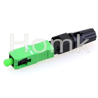 SC APC Fiber Optic Fast Connector 0.9mm