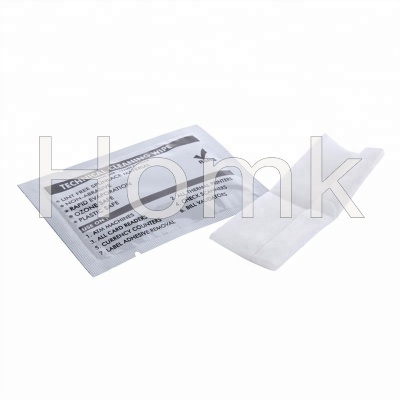 Cleaning absorbent nonwoven wet wipe cloth for optic fiber