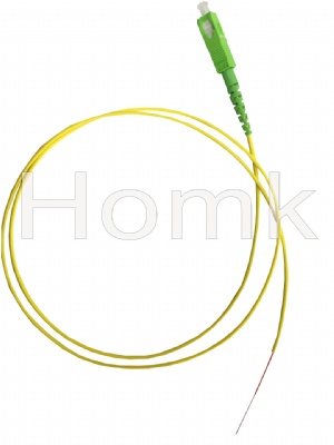 Loose tube 0.9mm red 2.0mm pigtail