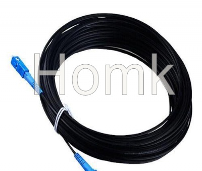 SCPC Fiber Pigtail With Black Cable