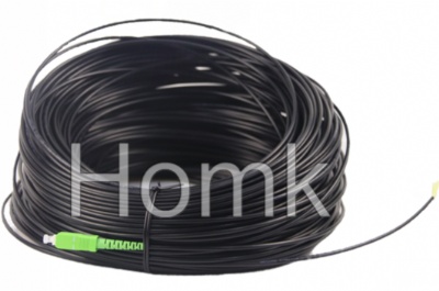 SCAPC  Fiber Pigtail With Black Cable