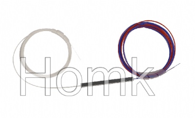 1*2 Colourful Bare fiber splitter
