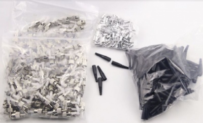 Fiber Connector Kit STPC,2.0&3.0mm with short boot