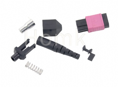MTP 12 24 Core MM OM4 Fiber Connector  0.9mm & 3.0mm