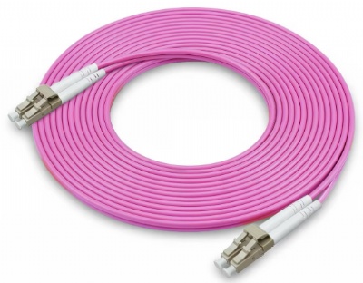 LC OM4 Connector DX Fiber Optic Patch Cord