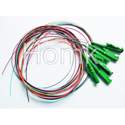 6 Cores E2000 APC Corlorful Pigtail