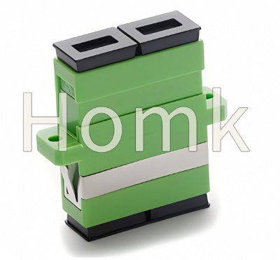 Optical fiber adapter SC duplex