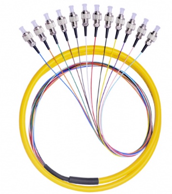 FC PC 12 color Fiber Pigtail