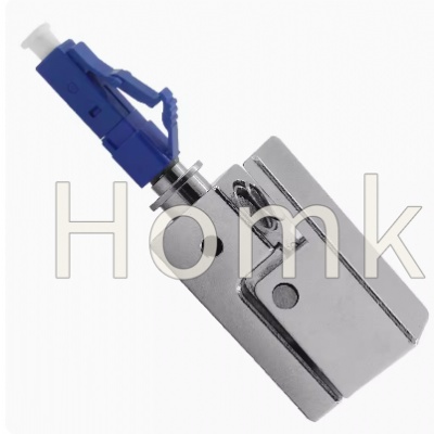 LC square fiber adapter