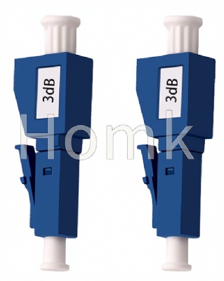 LC fiber attenuator