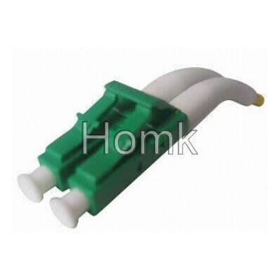 90 degree LC DX fiber connector