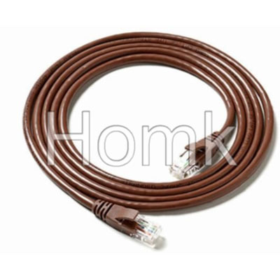 Brown Fiber Optic Network Cable cat5e