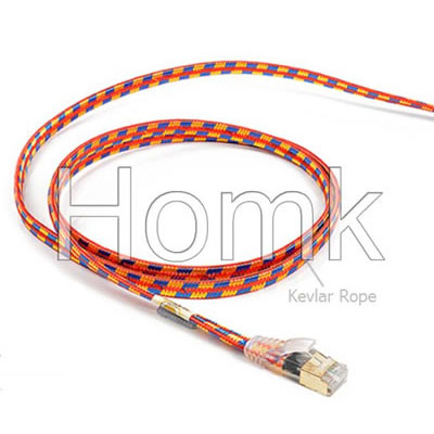 Cat7 32AWG Cat7 SFTP Flat Braided Cable