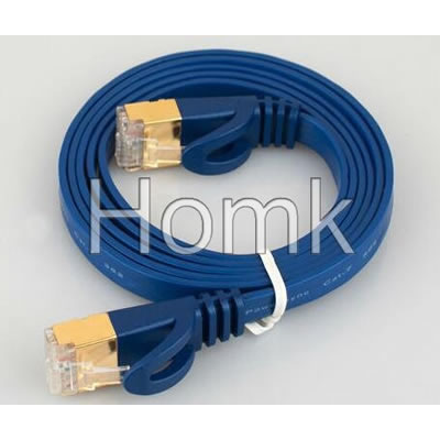 Fluke Test Cat8 Flat Double Shielded LAN Cable