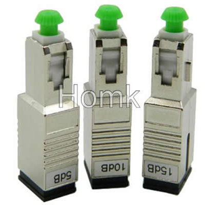 LC/APC-SC/PC hybrid fiber attenuator