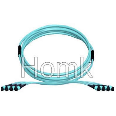 MPO fiber optic cord OM3