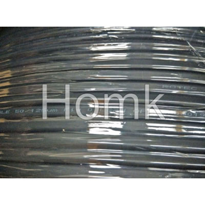 OM3 Fiber Optic 2.8mm Duplex Flat Twin Black Cord