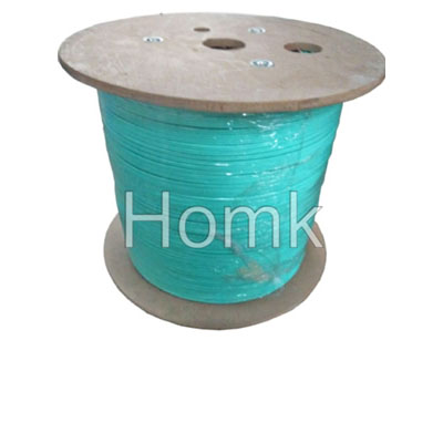 OM3 Fiber Optic Duplex Zipcode Aqua Cable