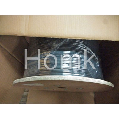 OS2 Fiber 2.8mm Duplex Flat Twin Black Cable