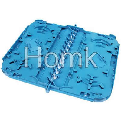 Pigtail fiber optic splice tray
