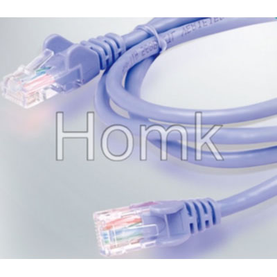 Purple Fiber Optic Network Patch Cord cat6
