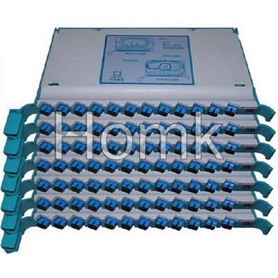 SC pigtail fiber optic splice tray