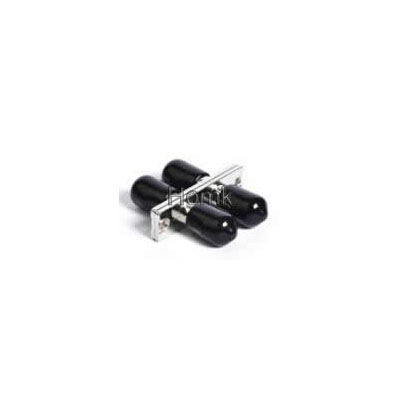 ST DX fiber adapter black
