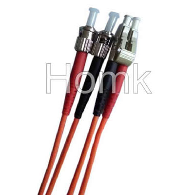 ST-LC Fiber Patch Cord Red And Black Boot MM DX