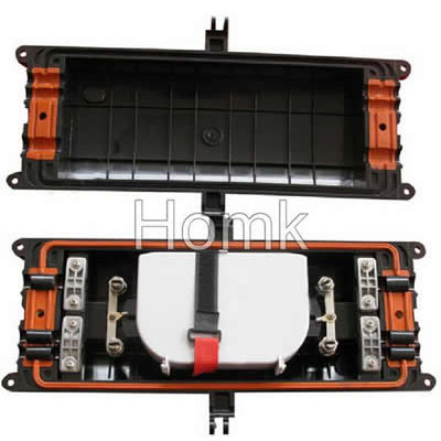 ip 68 horizontal in-line fiber splice closure